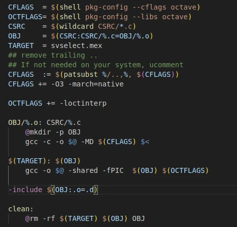 Makefile template