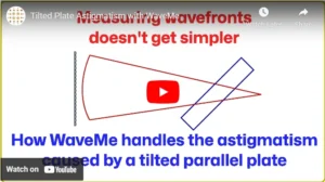 measuring parallel plate astigmatism with waveme